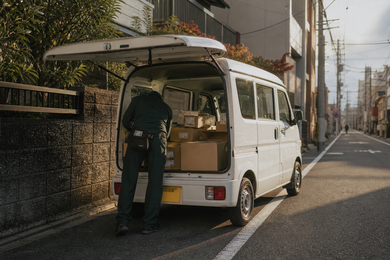 軽貨物配送車